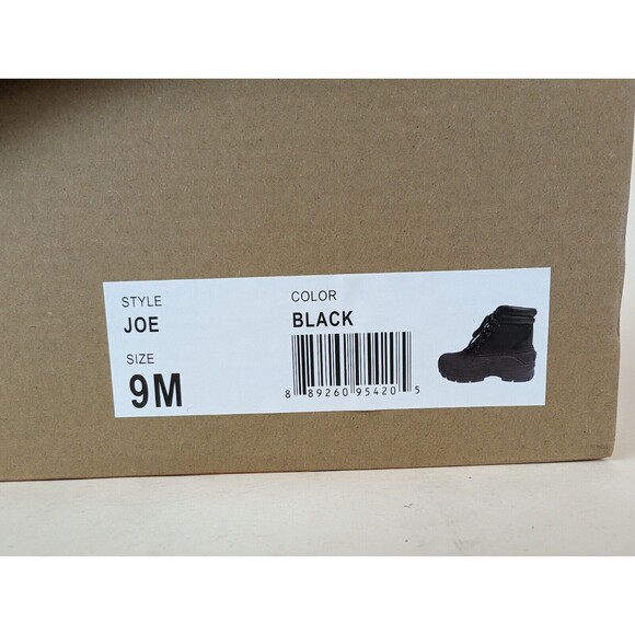 Weatherproof Vintage Joe Duck Boots Mens 9 M Black Lace Up Outdoor Shoes MWB main image 9